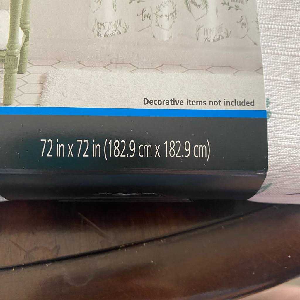 Mainstays Blessed Texture Fabric Shower Curtain - Image 3