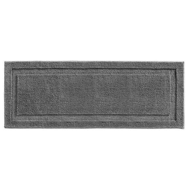 mDesign Bathroom Cotton Rectangular Rug Long Runner - Image 5