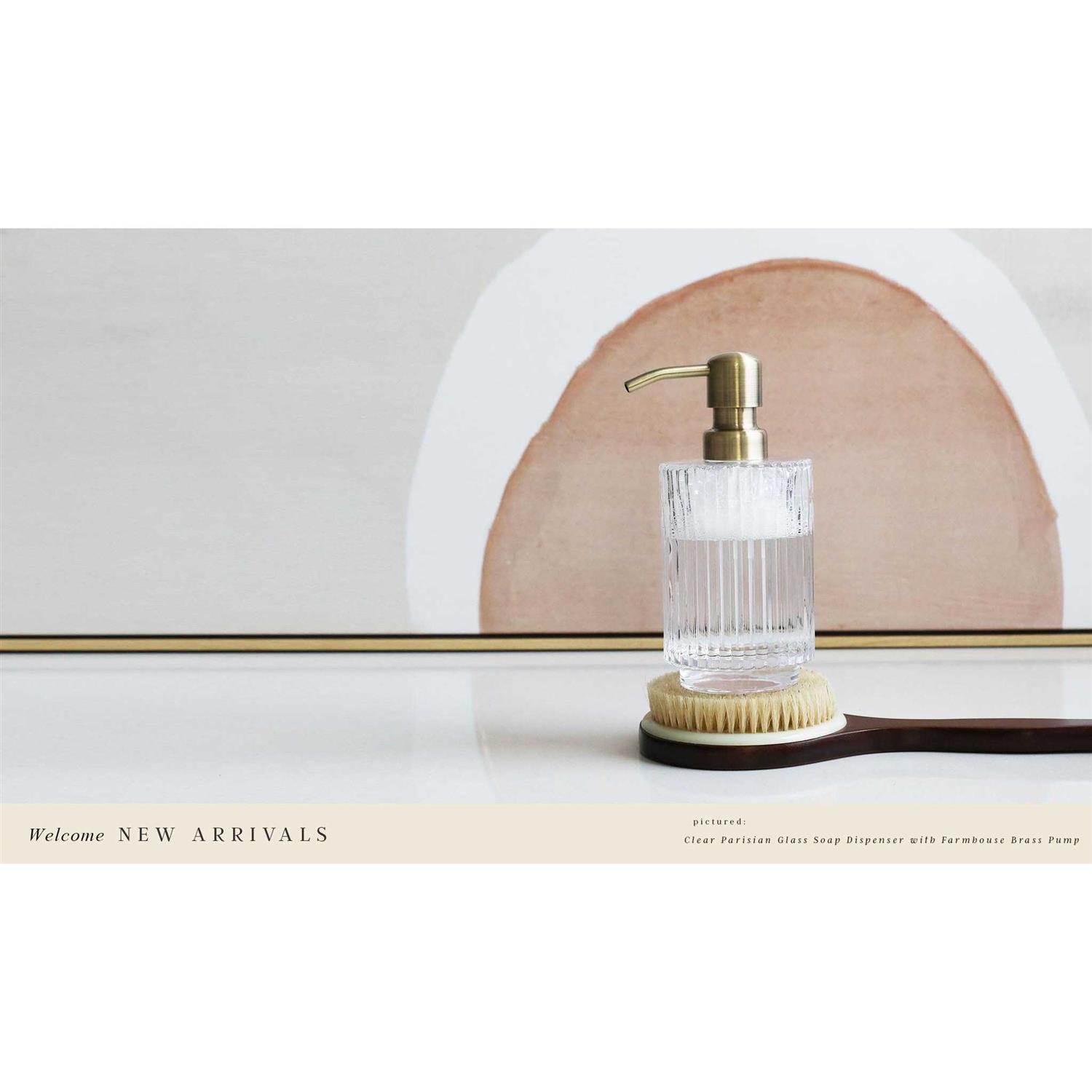 Rail19 Fluted Glass Nouveau Soap Dispenser - Image 3