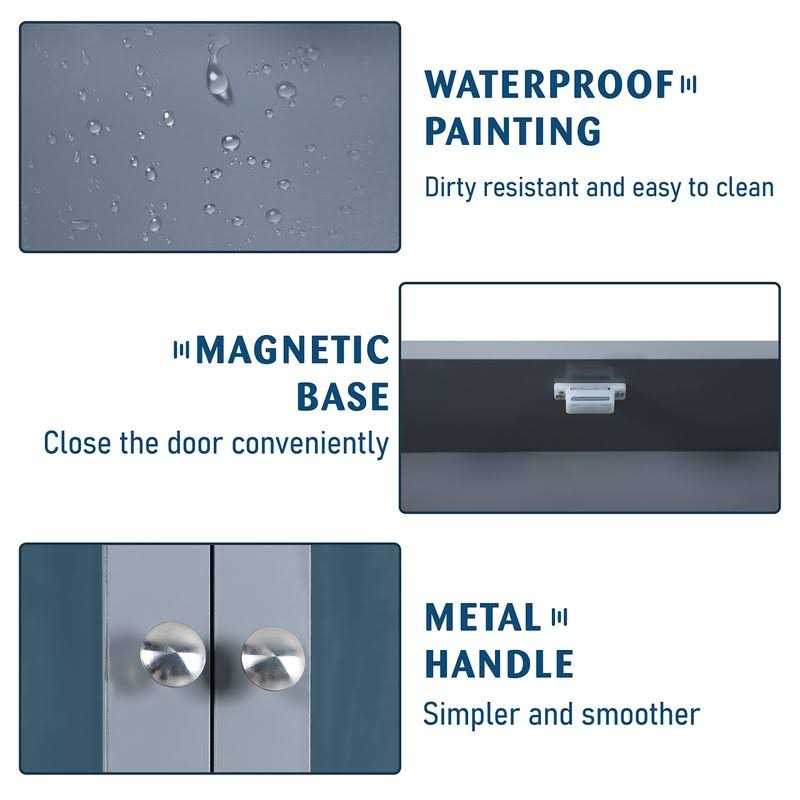 MAISON ARTS Bathroom Medicine Cabinet with Mirror and Adjustable Shelf, Medicine Cabinets Bathroom Cabinet Wall Mounted for Kitchen, Living Room and - Image 3