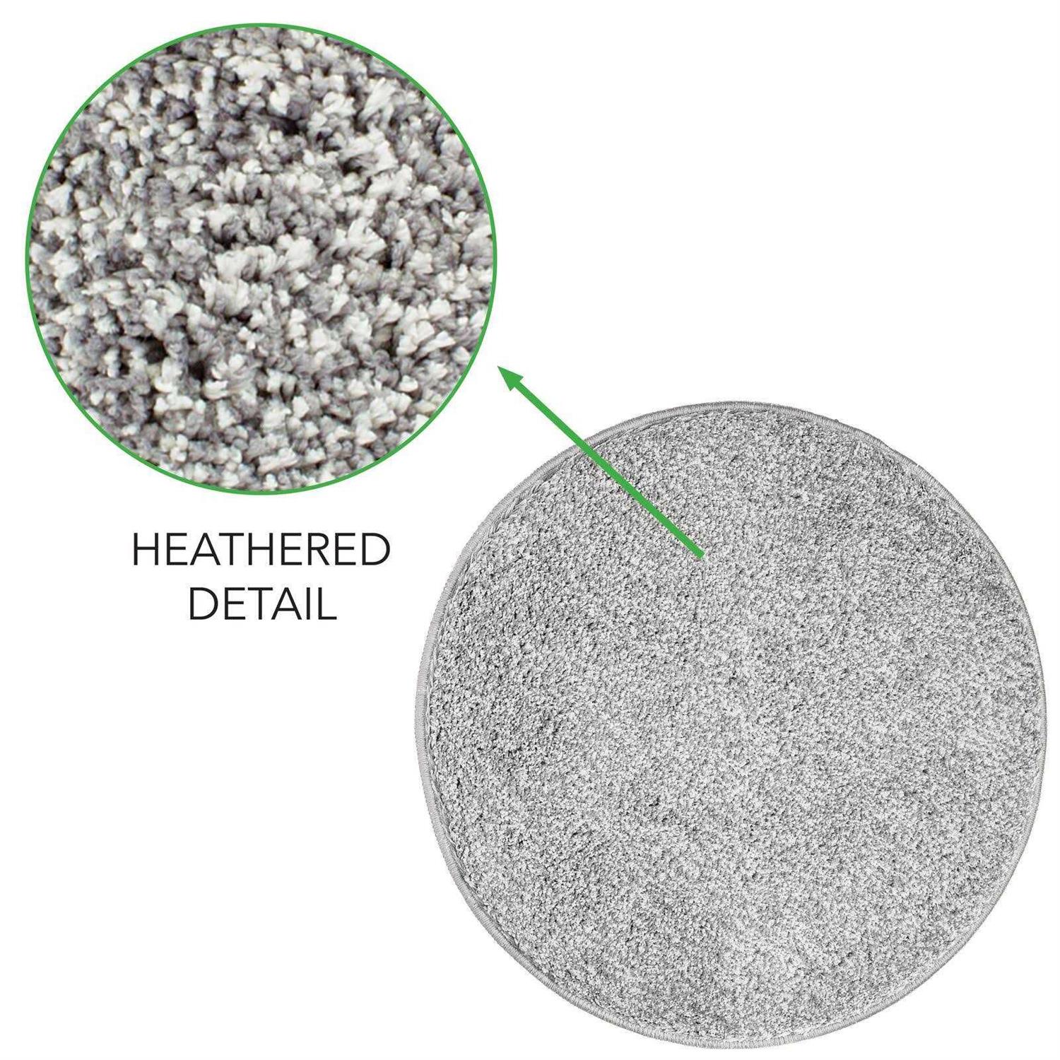 mDesign Microfiber Accent Rug Mat - Image 5