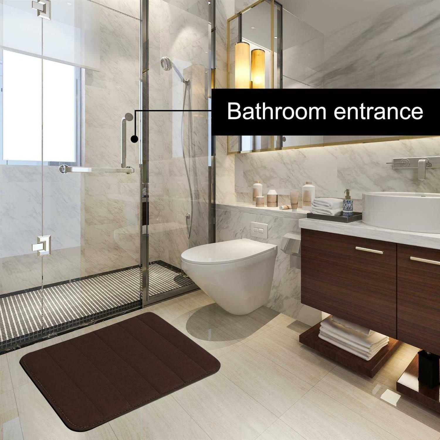 Piccocasa Bath Memory Foam Mat - Image 4