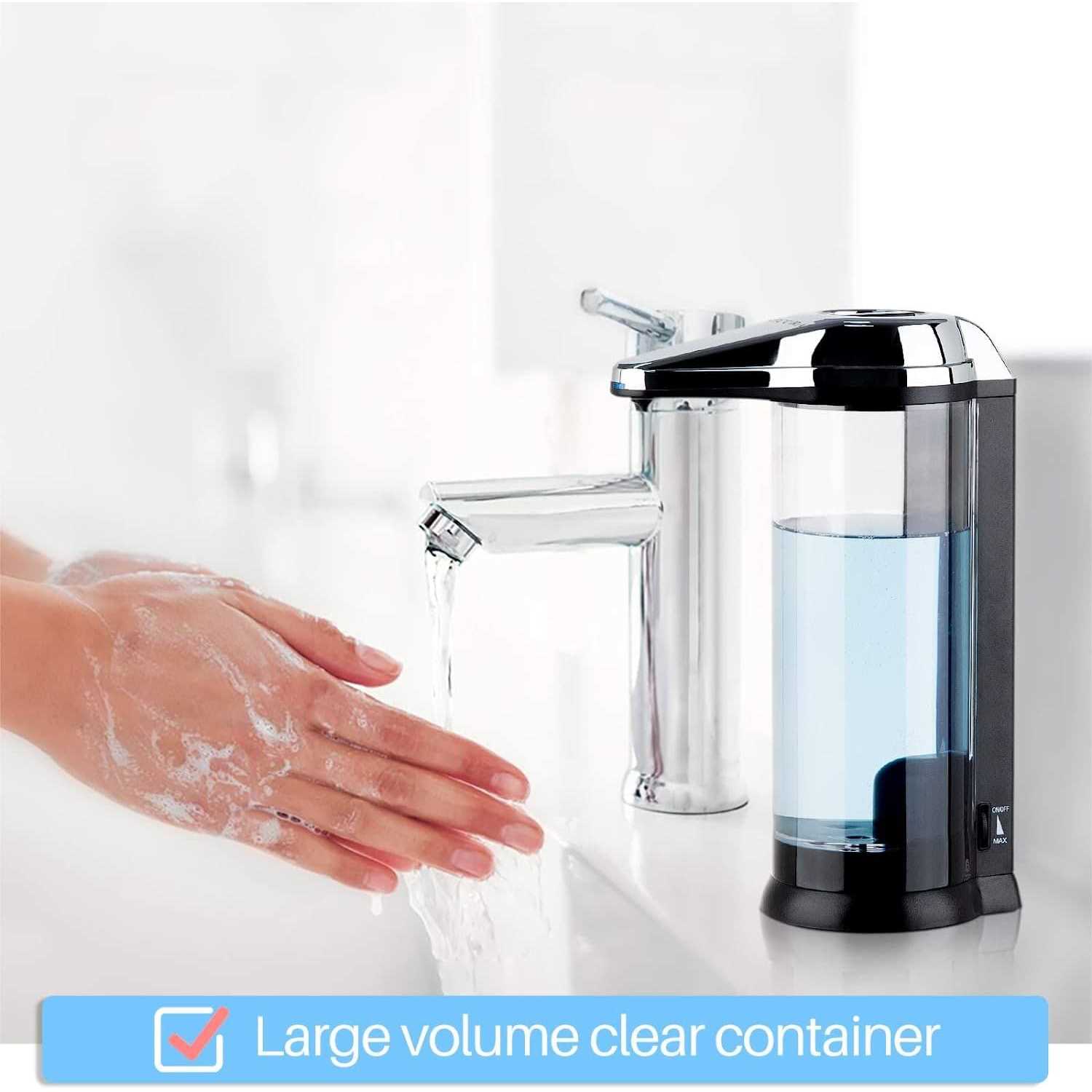 Secura Premium Touchless Battery Operated Electric Automatic Soap Dispenser - Image 4