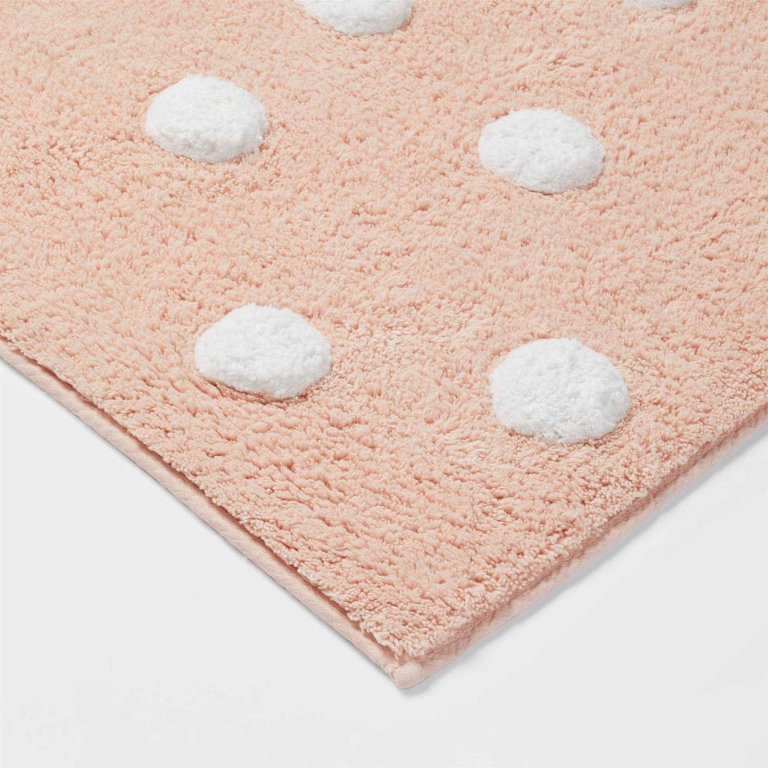 Pillowfort Polka Dot Kids' Bath Rug - Image 3