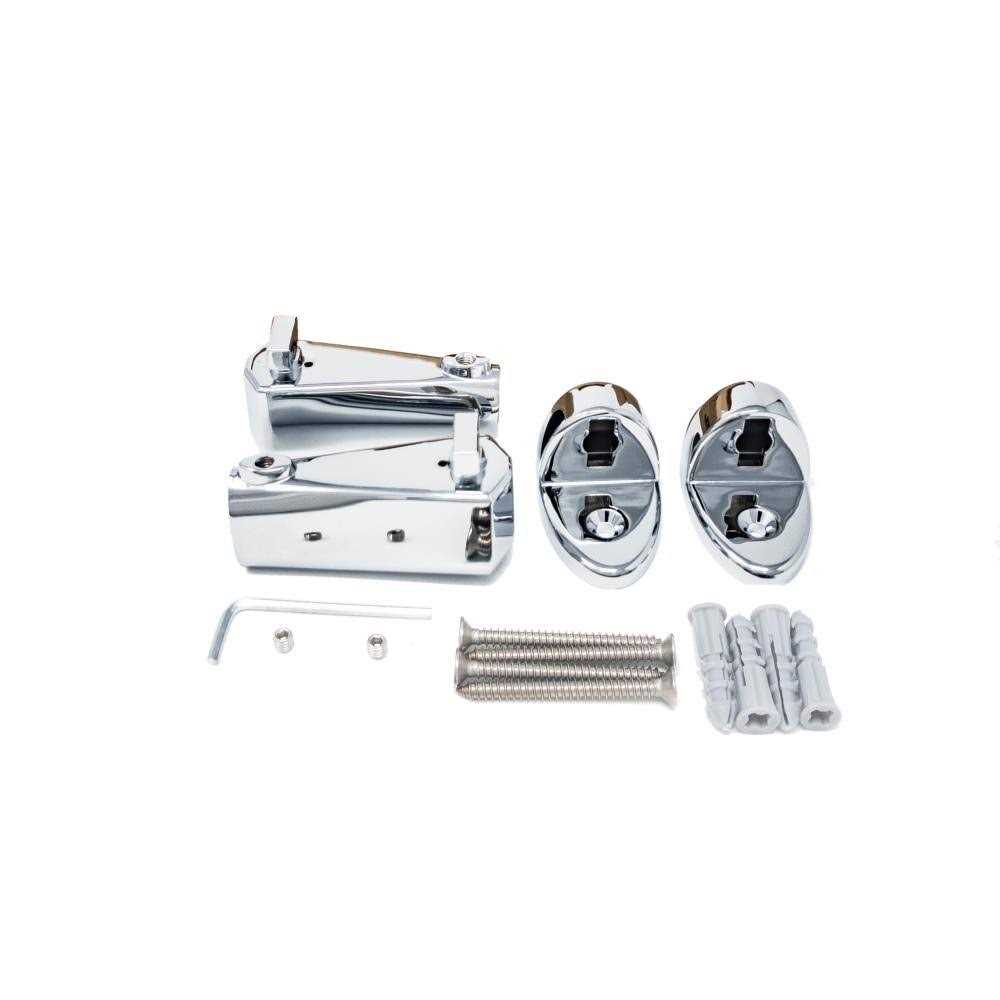 Preferred Bath Accessories Modern Curved Shower Rod - Image 5