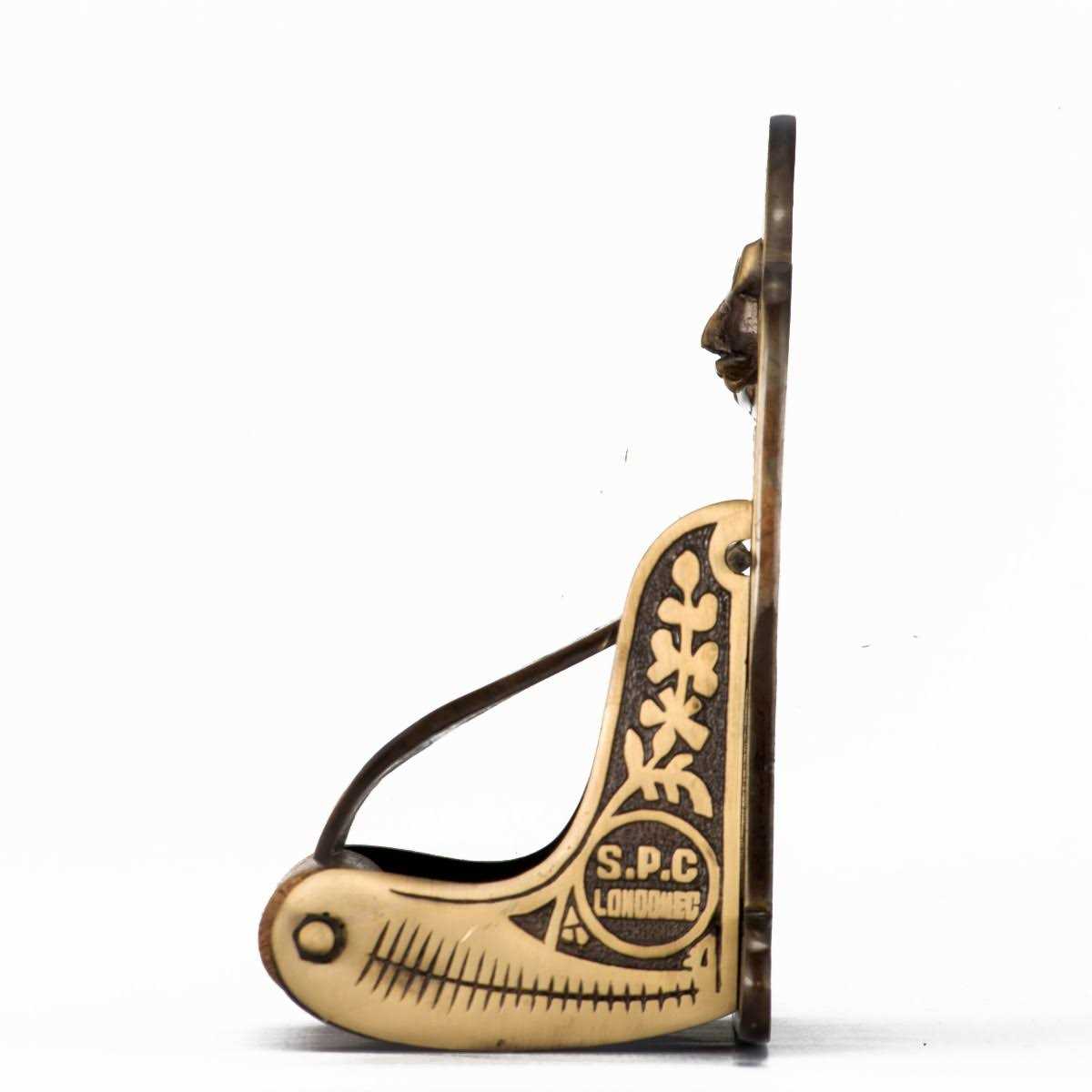 Renovators Supply Manufacturing Brass Wall Mount Toilet Tissue Paper Holder 6.9 W Victorian Rust Resistant - Image 5