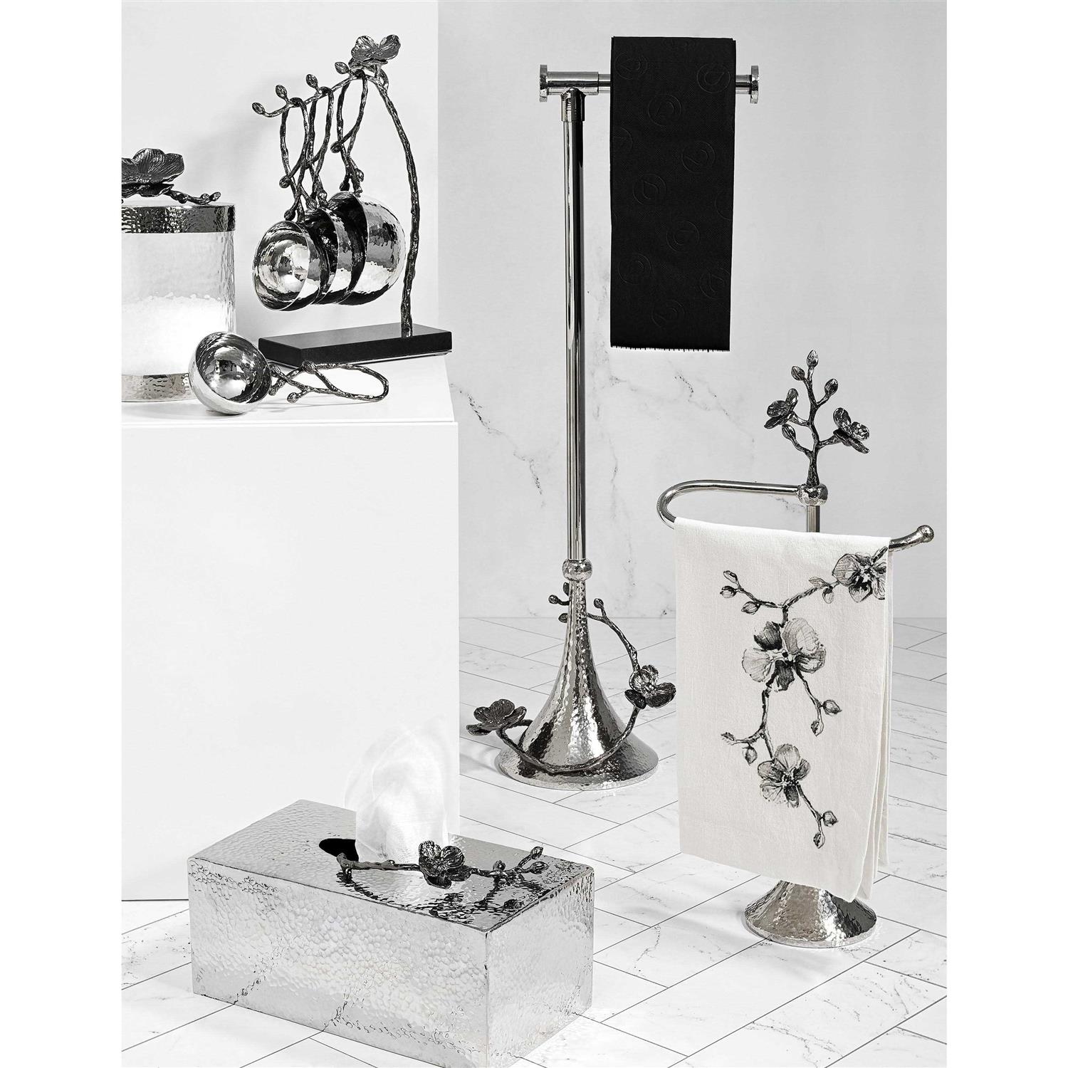 Michael Aram Orchid Toilet Paper Stand - Image 3