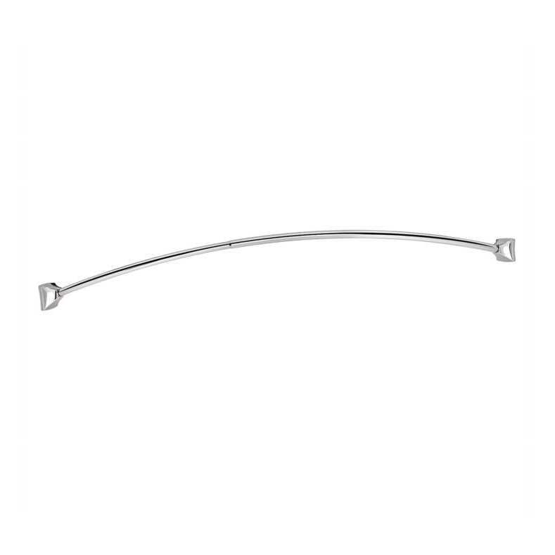 Moen Old World Bronze Adjustable Curved Shower Rod - Image 4
