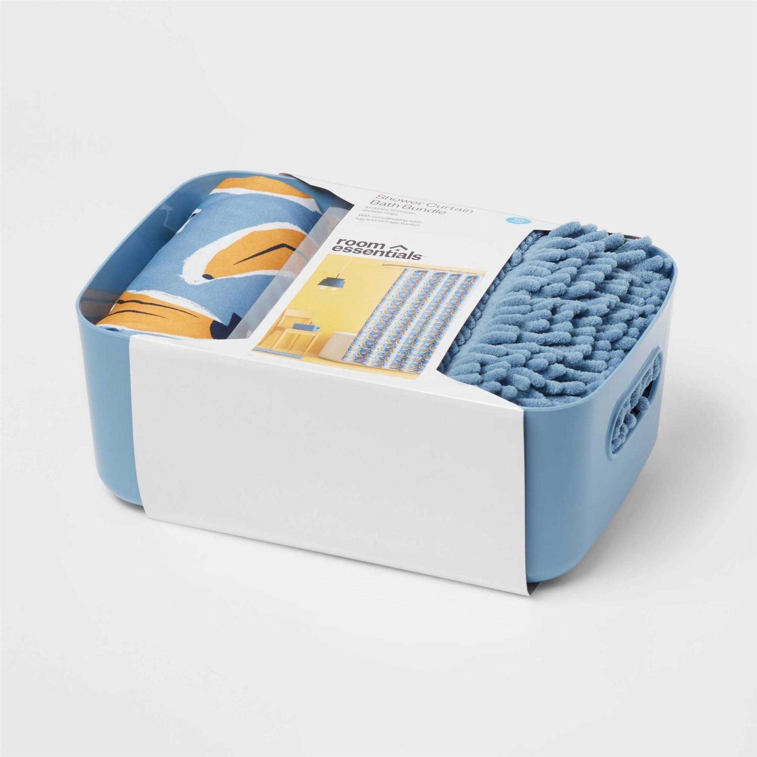 Room Essentials 15pc Bananas Shower Curtain Set - Image 3