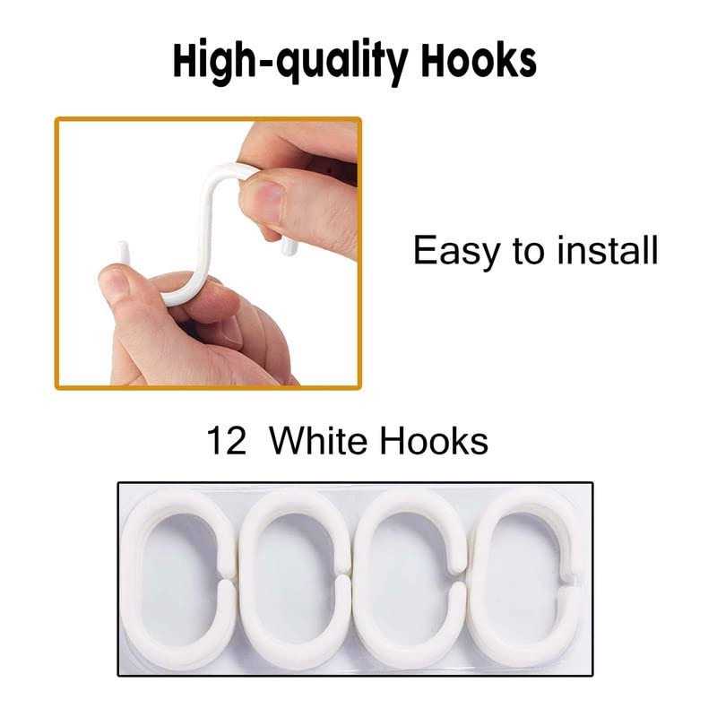 Retro Basketball Shoes Shower Curtain Sneaker Pattern Shower Curtain - Image 3