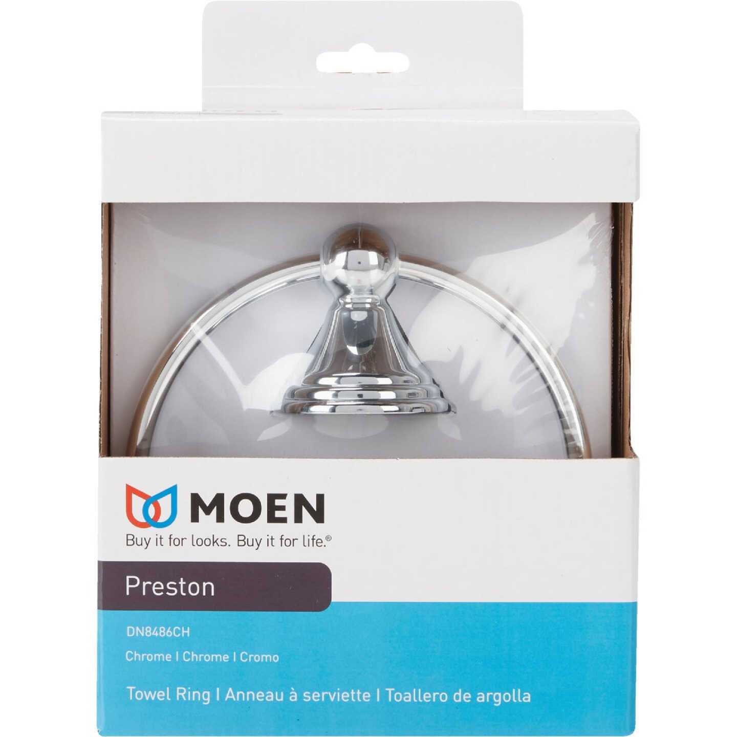 Moen Preston Chrome Towel Ring DN8486CH - Image 4