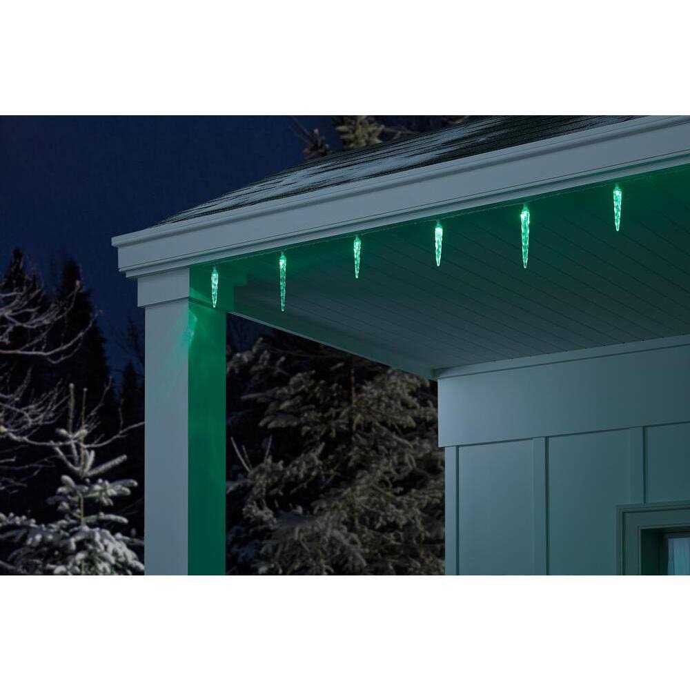 LightShow ColorMotion 24-Light Multi-Color Deluxe Christmas Icicle LED String Light - Image 4