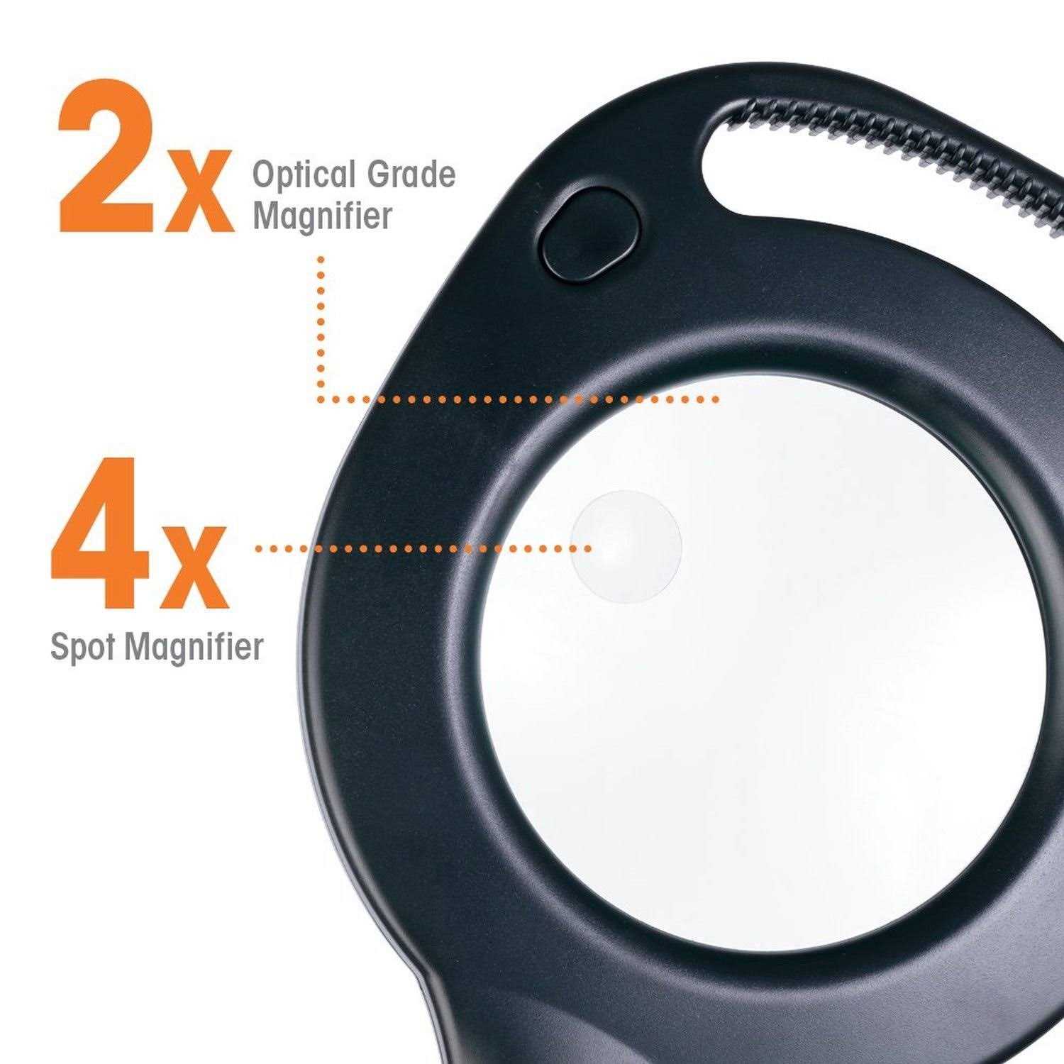 OttLite 2-in-1 LED Magnifier Floor and Table Light - Image 4