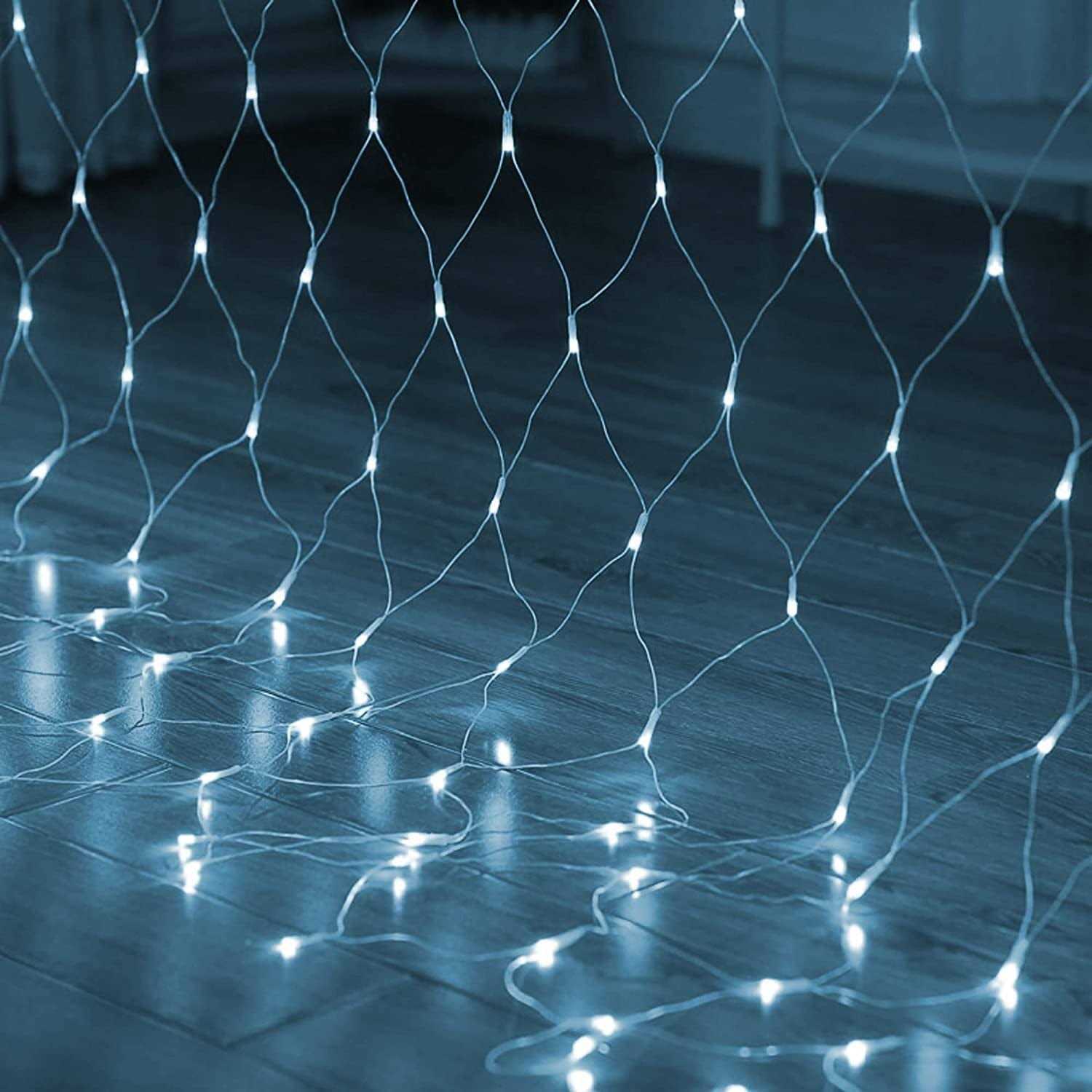 Dazzle Bright 360 LED Net Lights 12FT x 5 FT Connectable Waterproof String Lights with 8 Modes - Image 5