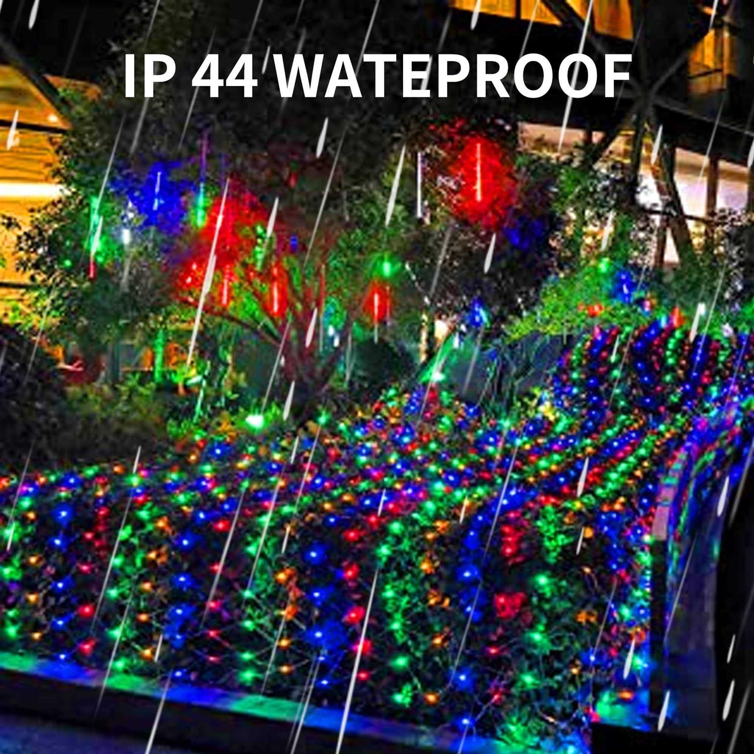 Dazzle Bright 360 LED Net Lights 12FT x 5 FT Connectable Waterproof String Lights with 8 Modes - Image 3
