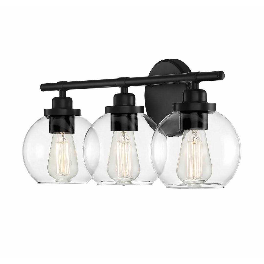 Hegland Dimmable Vanity Light Three Posts Finish - Image 3