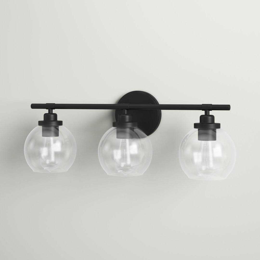 Hegland Dimmable Vanity Light Three Posts Finish - Image 4