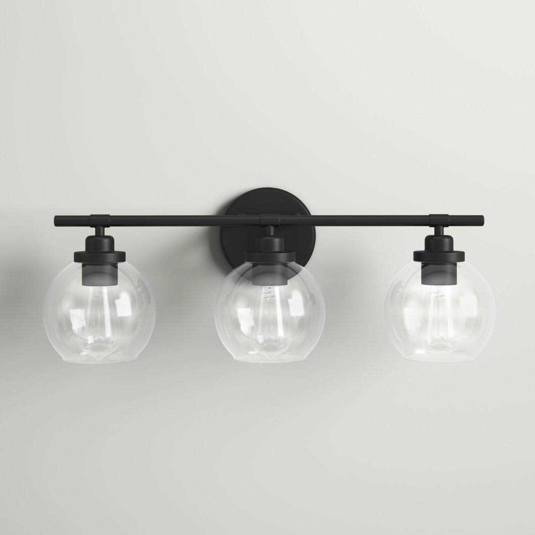 Hegland Dimmable Vanity Light Three Posts Finish - Image 5