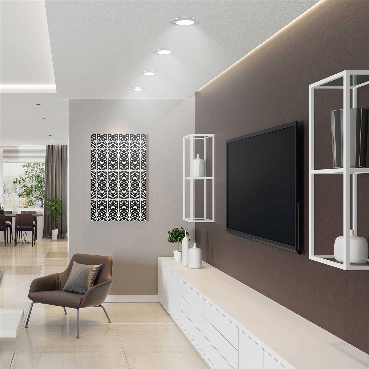 Utilitech Canless Color Choice Equivalent Round Dimmable Recessed Downlight LLEDR6XT/ - Image 3