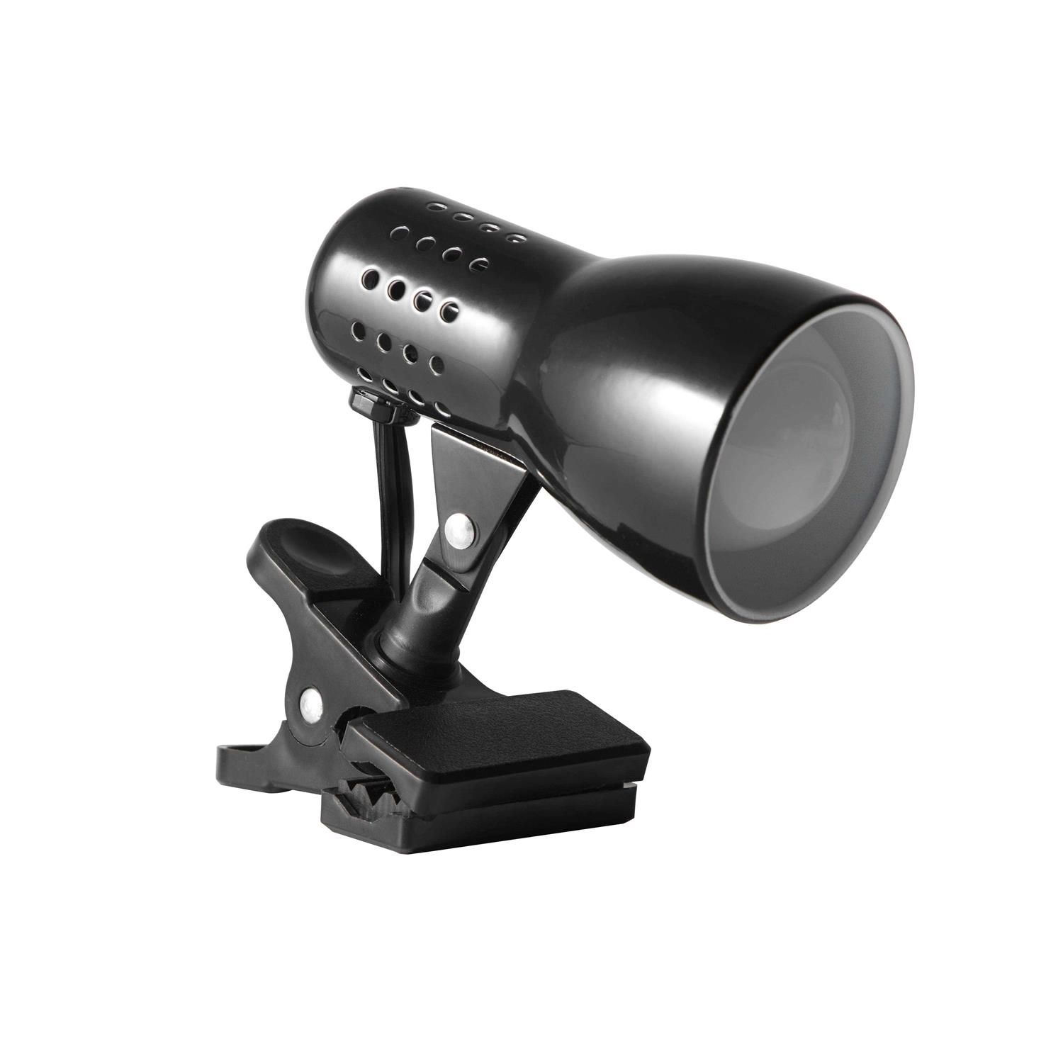 Mainstays 5 Metallic Black Adjustable Mini Clip Lamp - Image 3