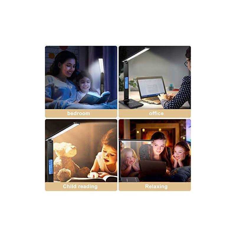 Led Desk Lamp Desk Lamp with Wireless Charger Suitable for Home - Image 3