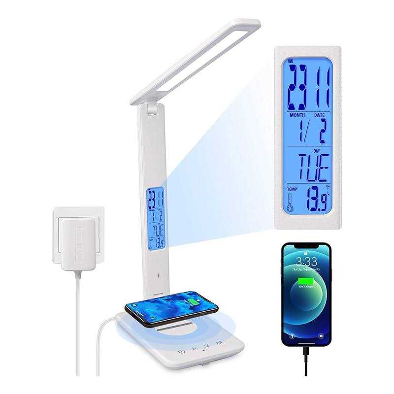 Led Desk Lamp Desk Lamp with Wireless Charger Suitable for Home - Image 4
