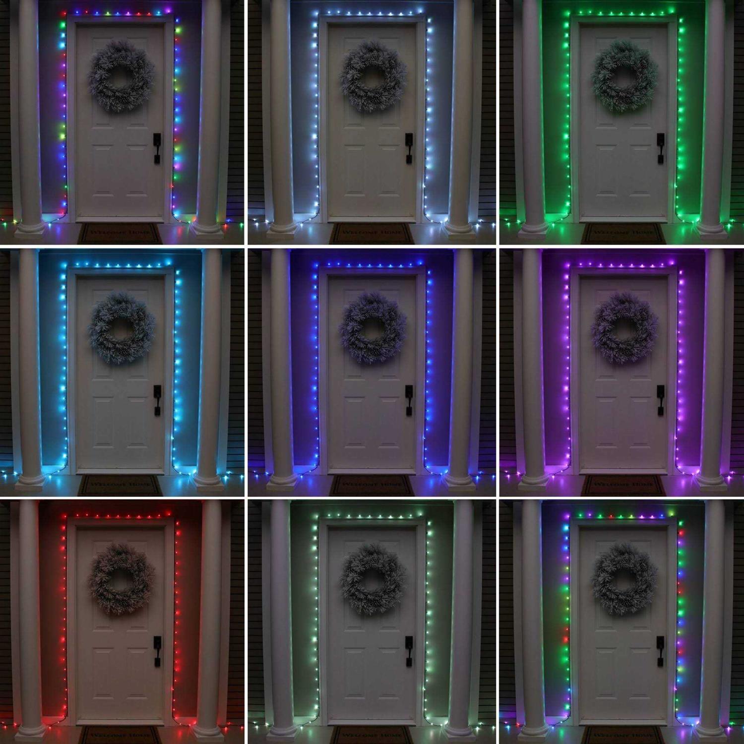 New Philips 200ct LED App-Controlled Color Changing Create Motion Dome String Lights - Image 5