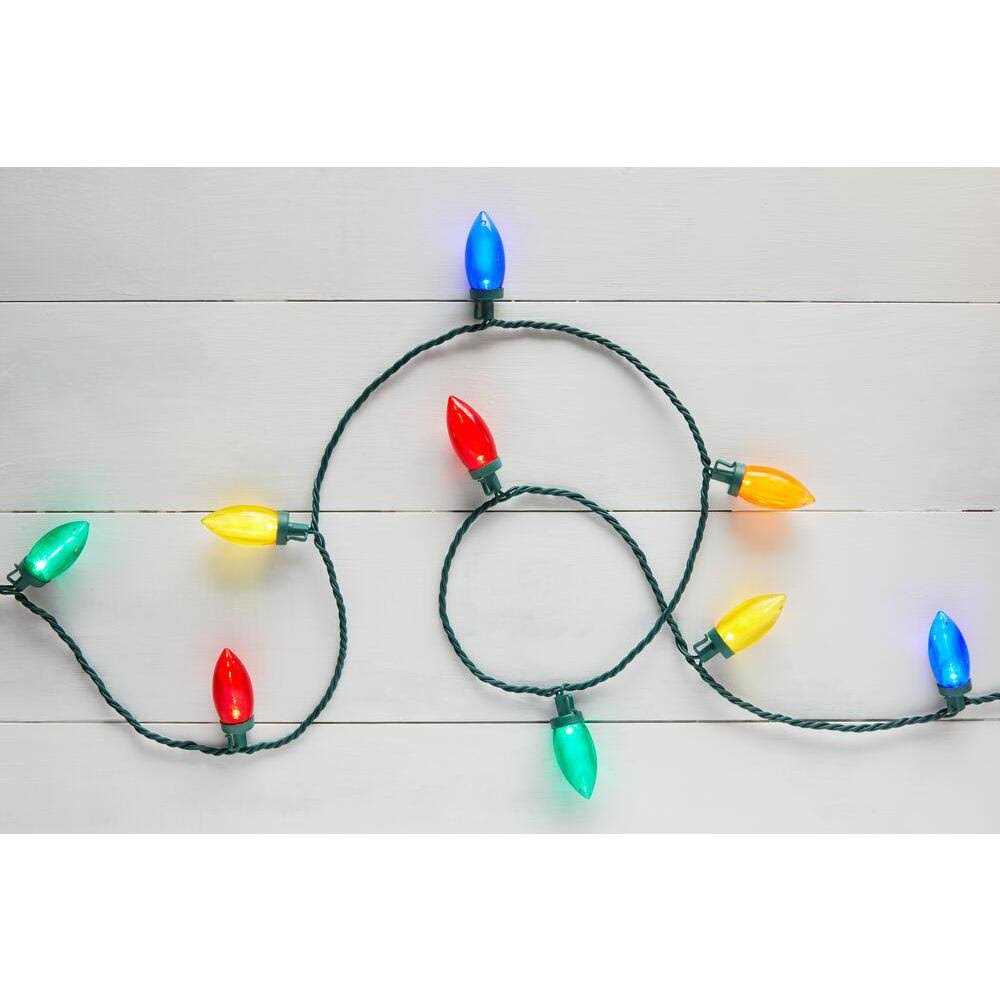 Home Accents Holiday 100-Light LED Smooth C9 Multi-Spool Super Bright TY2881115MSS - Image 3