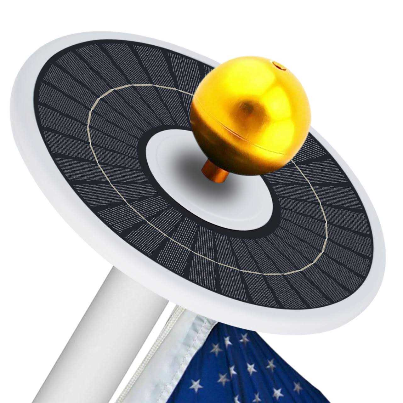 LumeGen Solar LED Flagtop Pole Light - Image 3