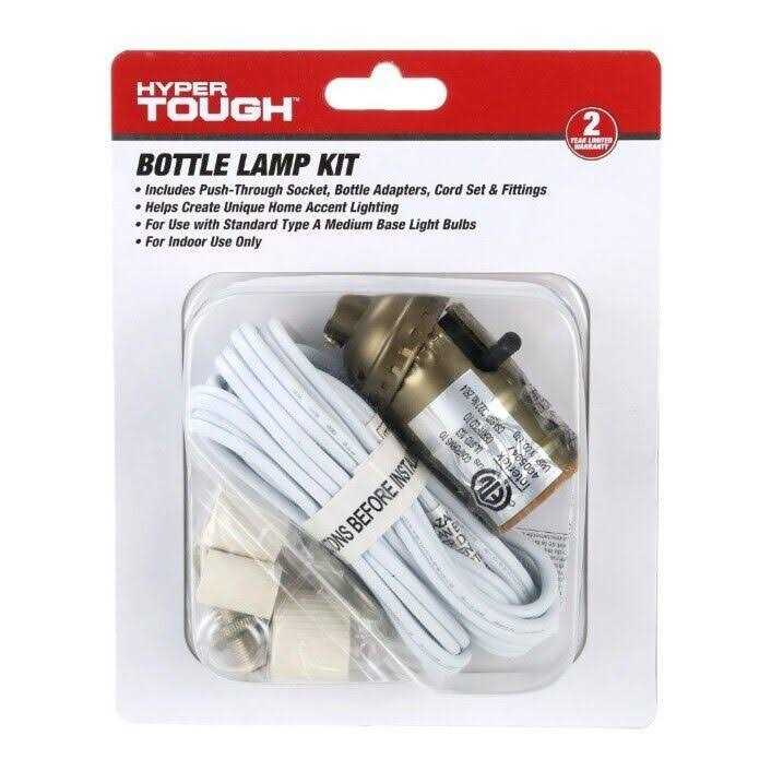 Hyper Tough TD35109B Bottle Lamp Kit with Bottle Adapter - Image 5