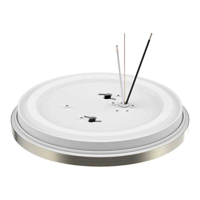 DYMOND 10 inch LED Ceiling Light Flush Mount Dimmable Brushed Nickel - Image 5