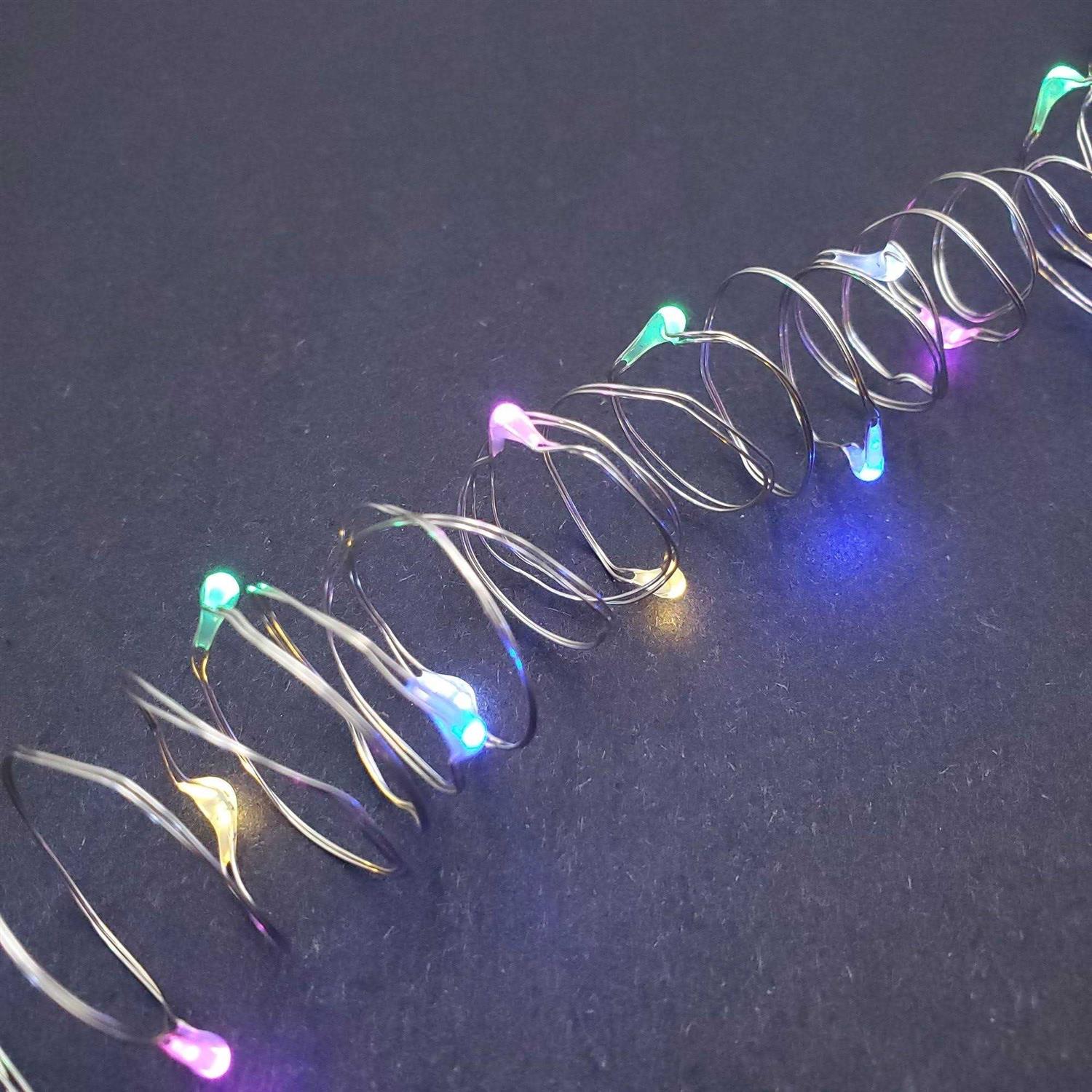 LumaBase Battery Operated LED Fairy String Lights with Timer - Image 3