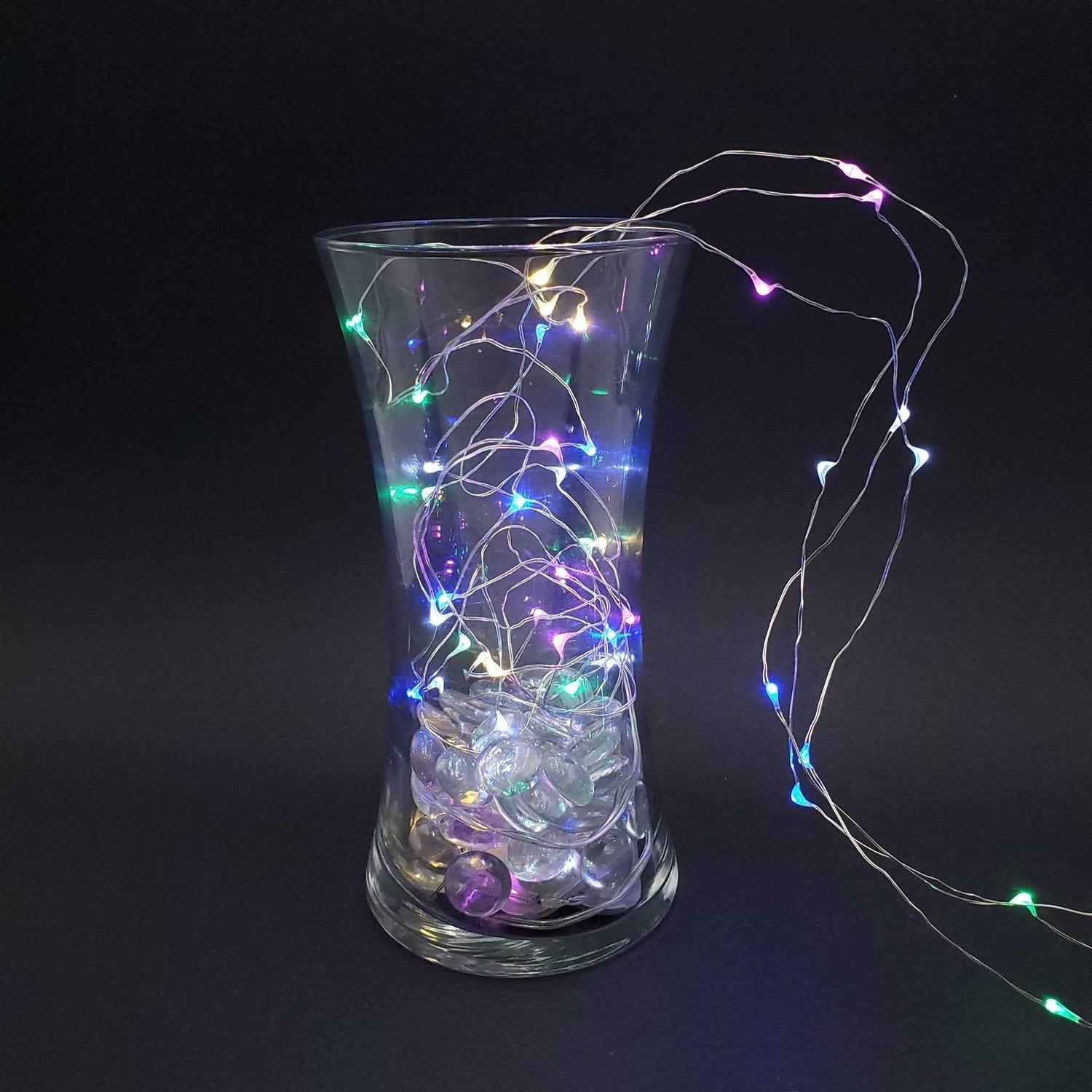 LumaBase Battery Operated LED Fairy String Lights with Timer - Image 4