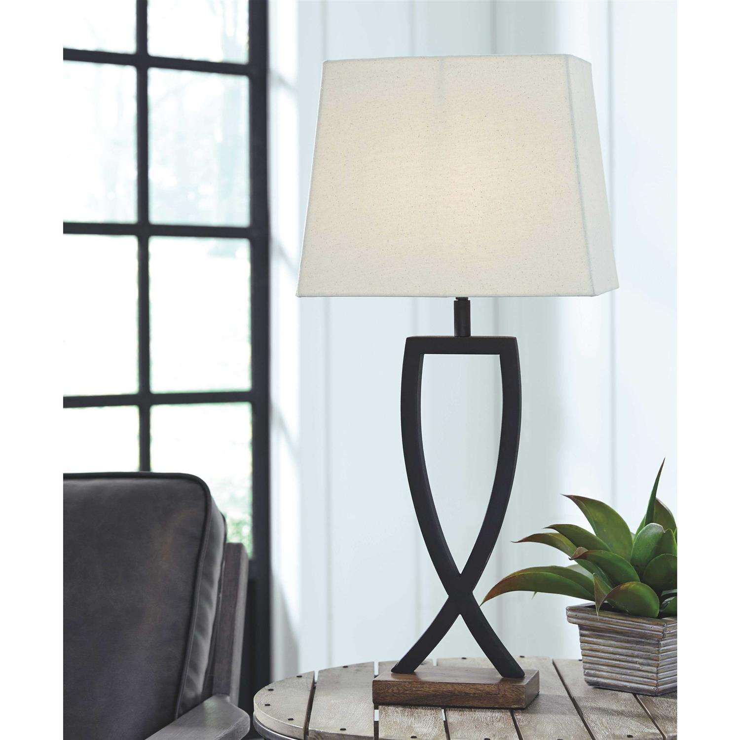 Ashley Makara Metal Table Lamp - Image 3