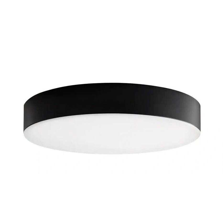 Hampton Bay SMACADER-MAGB01 Lakeshore 13 in. Matte Black Smart Hubspace CCT and RGB Selectable LED Flush Mount - Image 3