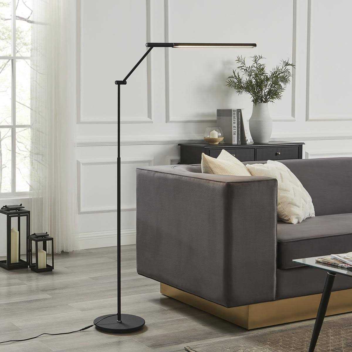 Lite Source-LS-83805BLK-Tilla 12W 1 LED Floor Lamp-59.25 Inches Tall - Image 4