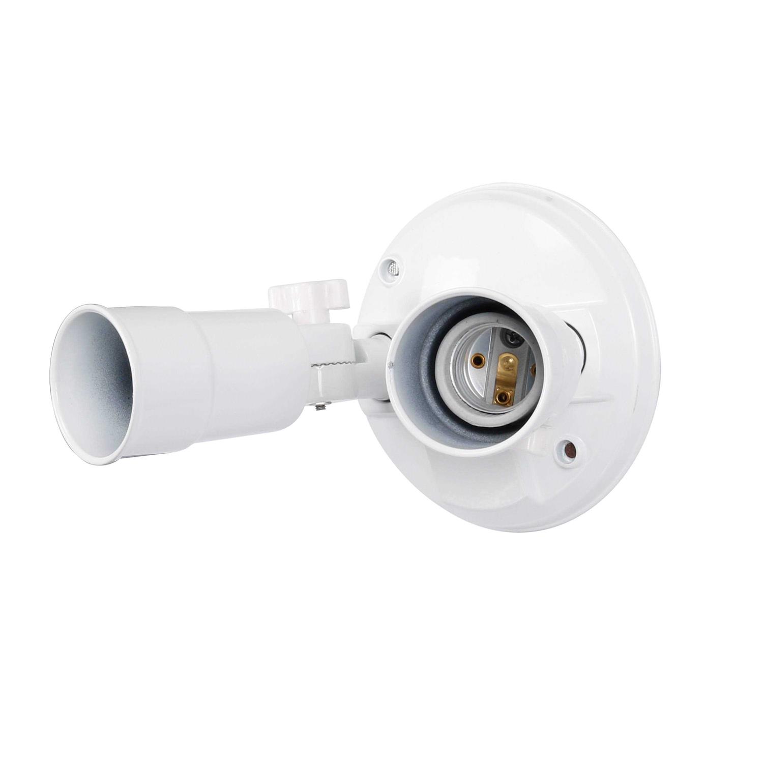 Honeywell Dual Head Outdoor Flood Light in White Finish NO0000B206102 - Image 3