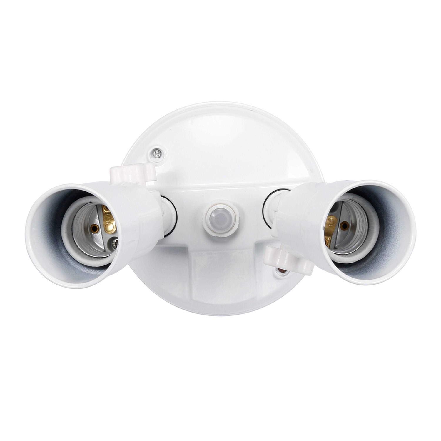 Honeywell Dual Head Outdoor Flood Light in White Finish NO0000B206102 - Image 4