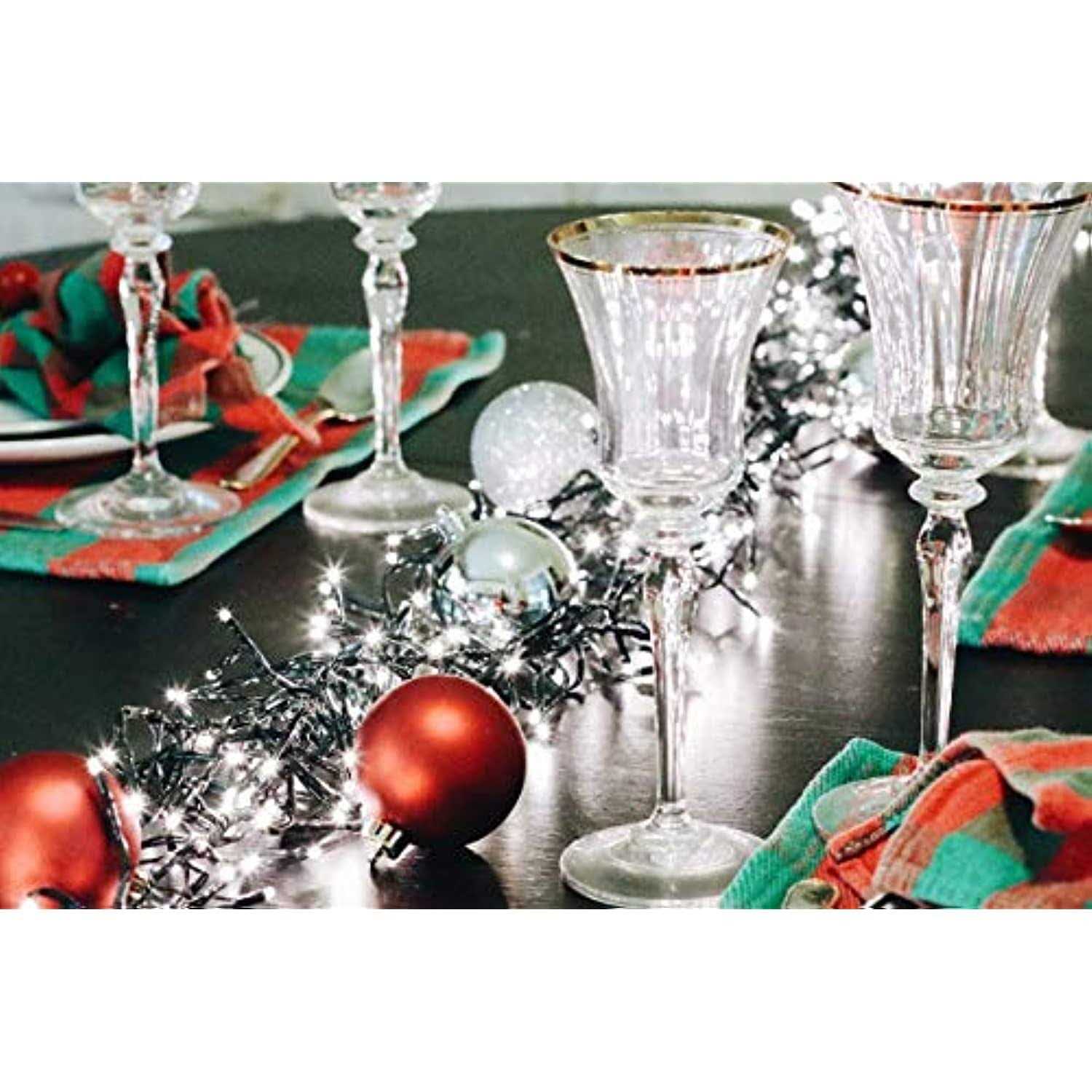 Holiday Bright Lights LED Twinkling Cluster Rice Light Set - Image 5