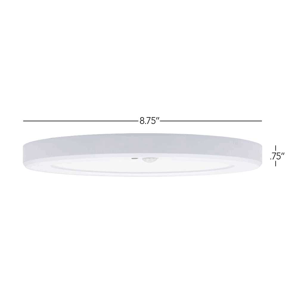 Maxxima 9 in. Round Ceiling Mount Light Fixture Features Motion Sensor - Image 3