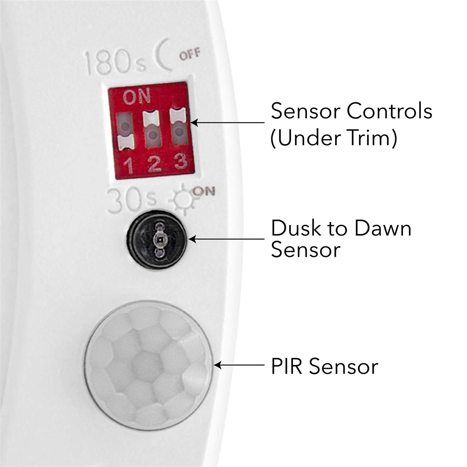 Maxxima 9 in. Round Ceiling Mount Light Fixture Features Motion Sensor - Image 4