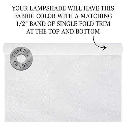 FenchelShades.com FenchelShades 18 in. Top Diameter x 18 in. Bottom Diameter x 12 Drum Lamp Shade 18-18-12-W-L-WHI - Image 3