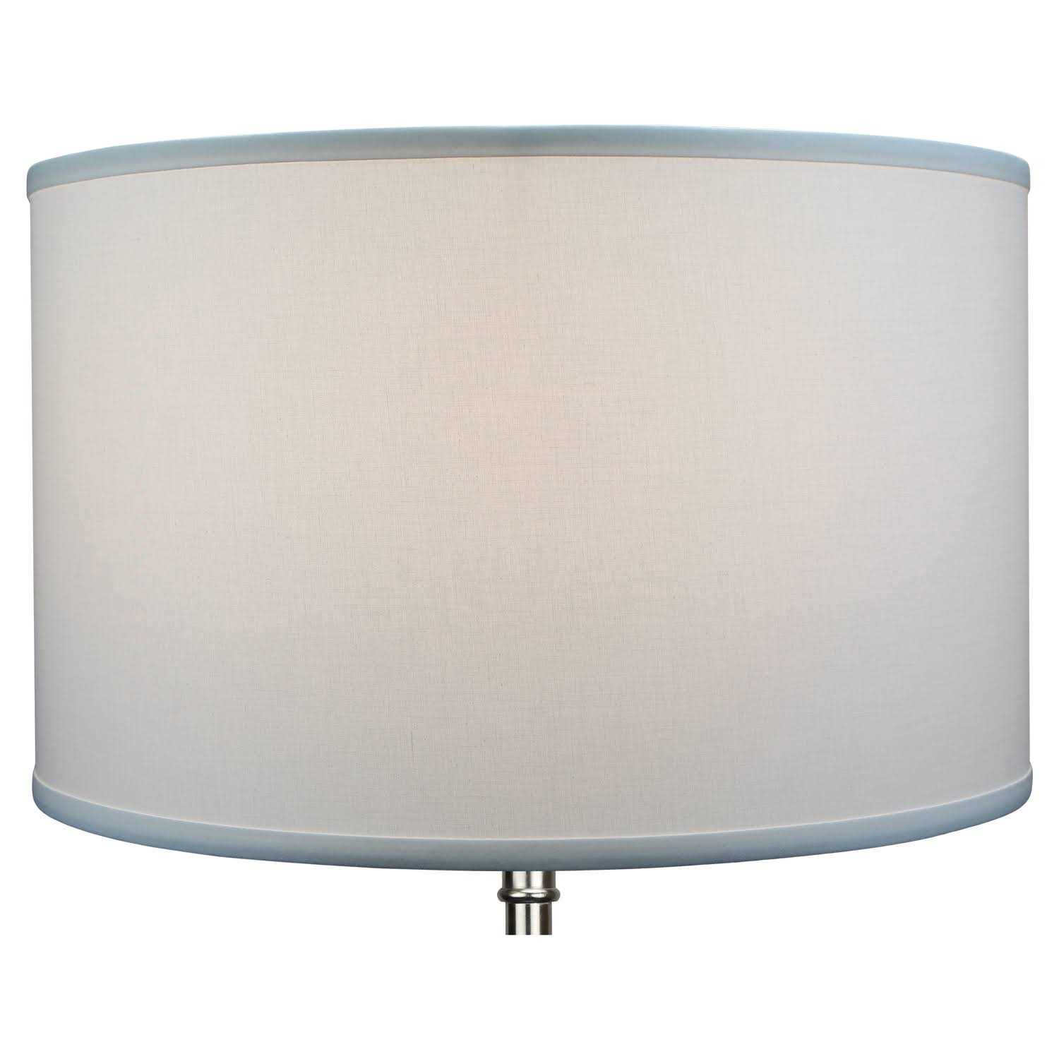 FenchelShades.com FenchelShades 18 in. Top Diameter x 18 in. Bottom Diameter x 12 Drum Lamp Shade 18-18-12-W-L-WHI - Image 5