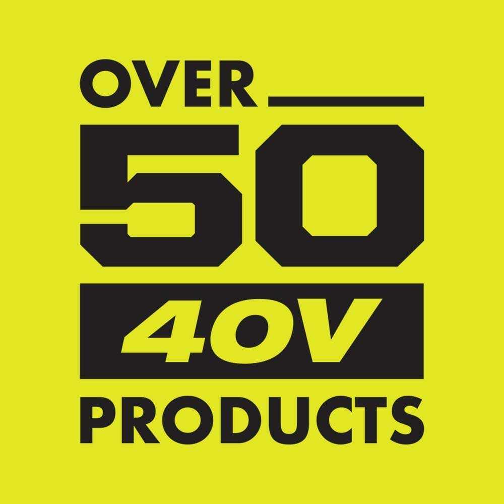 RYOBI 40V 110 MPH 525 CFM Cordless Battery Variable-Speed Jet Fan Leaf Blower with 4.0 Ah Battery and Charger - Image 4