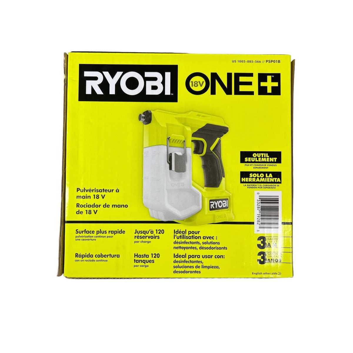Ryobi ONE+ 18V Cordless Handheld Sprayer - Image 4