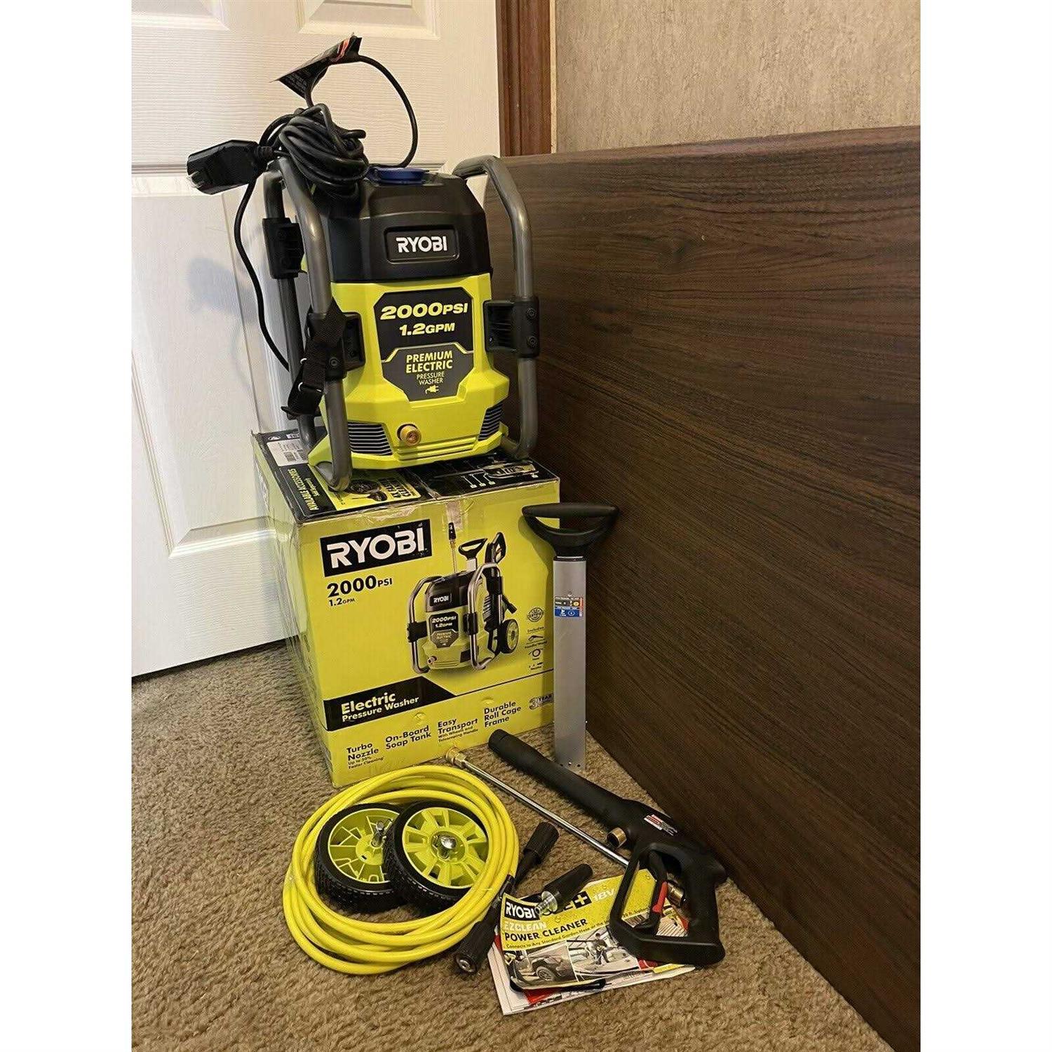 RYOBI 2000 PSI 1.2 GPM Cold Water Electric Pressure Washer - Image 4
