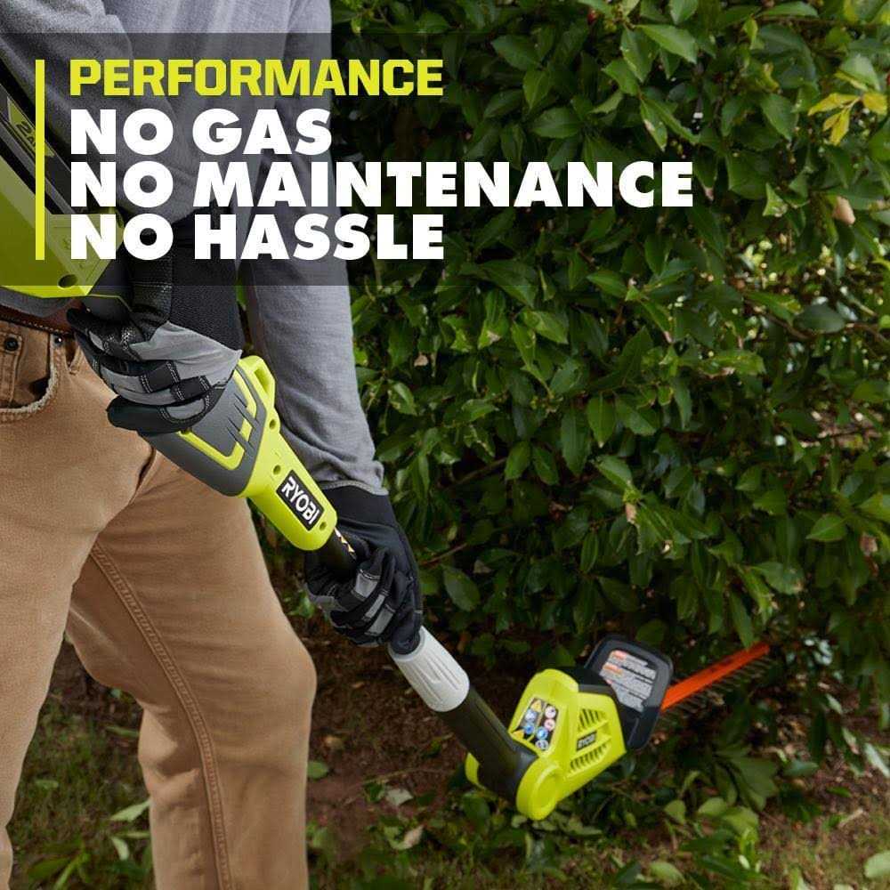 Ryobi RY40603BTL 18 in. 40-Volt Lithium-Ion Cordless Pole Hedge Trimmer - Image 5
