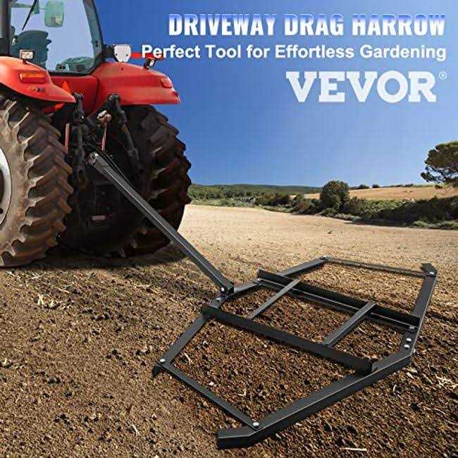 VEVOR Driveway Drag Width Tow Behind Drag Harrow Length - Image 3