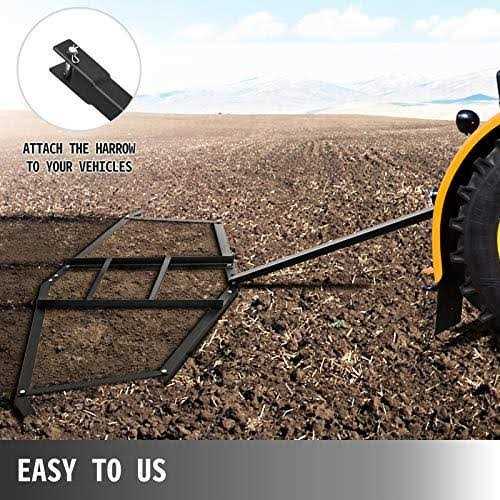 VEVOR Driveway Drag Width Tow Behind Drag Harrow Length - Image 4