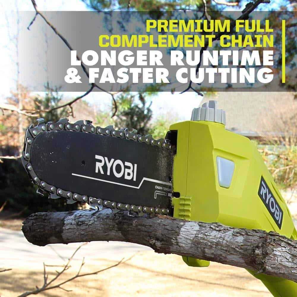 RYOBI 40V 10 in. Cordless Battery Pole Saw with 2.0 Ah Battery and Charger - Image 4